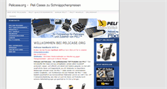 Desktop Screenshot of pelicase.org
